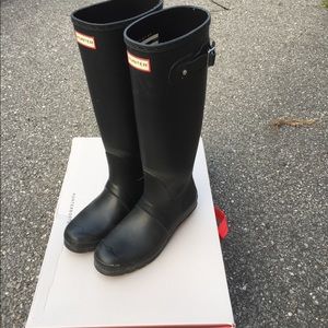 Hunter boots size 8